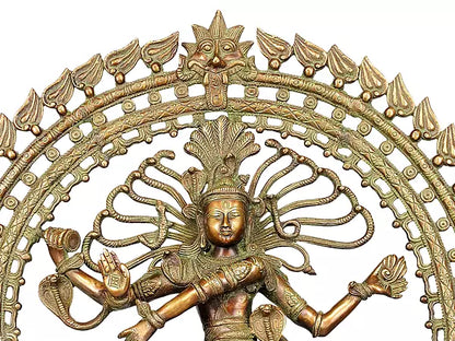Brassaura™ Brass Nataraj Statue | Height 28 Inches & Weight 17.90 kg