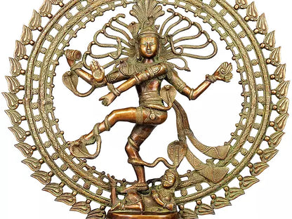 Brassaura™ Brass Nataraj Statue | Height 28 Inches & Weight 17.90 kg