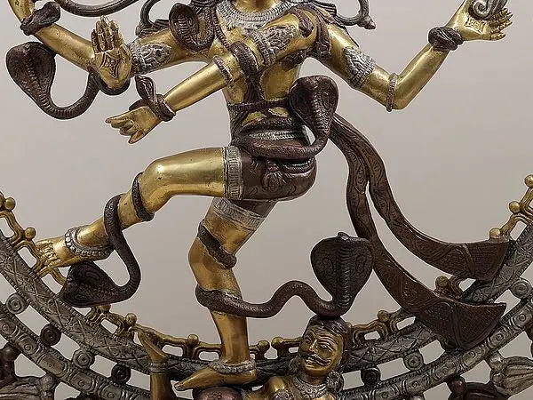 Brassaura™ Brass Nataraj Statue | Height 28 Inches & Weight 17.90 kg