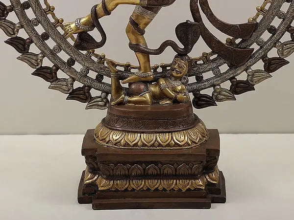 Brassaura™ Brass Nataraj Statue | Height 28 Inches & Weight 17.90 kg