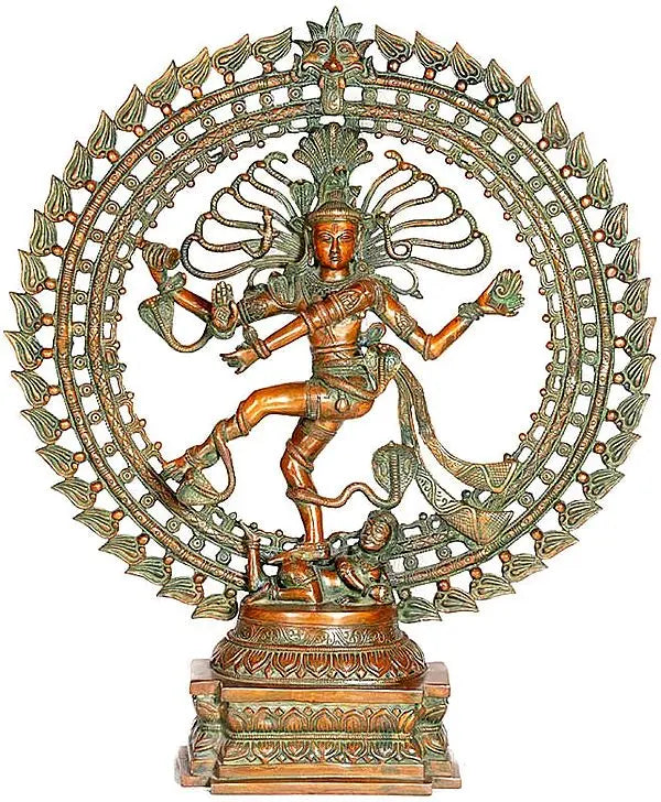 Brassaura™ Brass Nataraj Statue | Height 28 Inches & Weight 17.90 kg