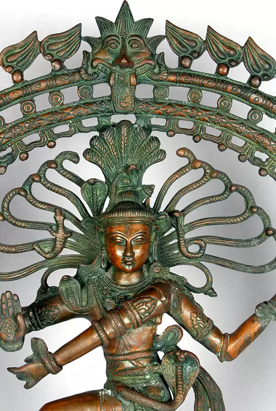 Brassaura™ Brass Nataraj Statue | Height 28 Inches & Weight 17.90 kg
