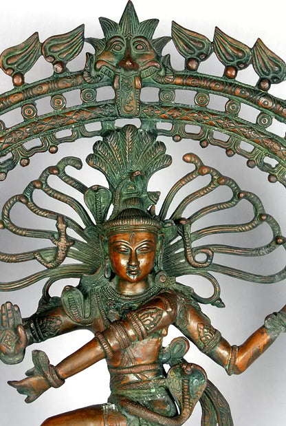 Brassaura™ Brass Nataraj Statue | Height 28 Inches & Weight 17.90 kg