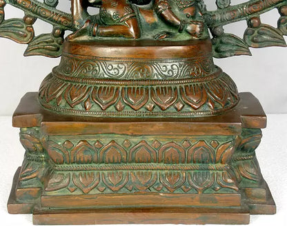 Brassaura™ Brass Nataraj Statue | Height 28 Inches & Weight 17.90 kg