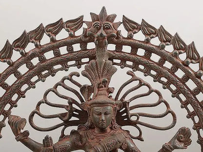 Brassaura™ Brass Nataraj Statue | Height 28 Inches & Weight 17.90 kg