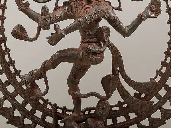 Brassaura™ Brass Nataraj Statue | Height 28 Inches & Weight 17.90 kg