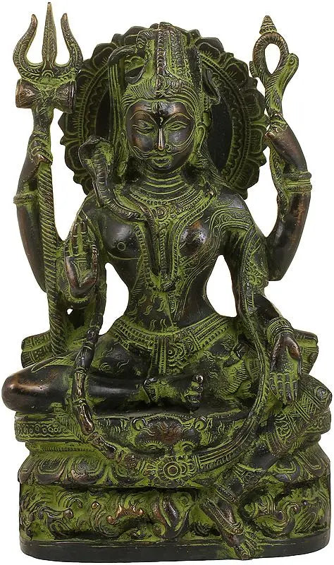 Brassaura™ Brass Shiva Statue | Height 10 Inches & Weight 4 kg