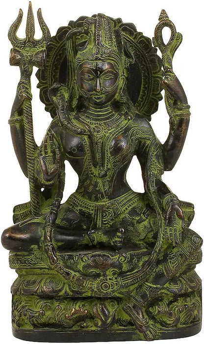 Brassaura™ Brass Shiva Statue | Height 10 Inches & Weight 4 kg