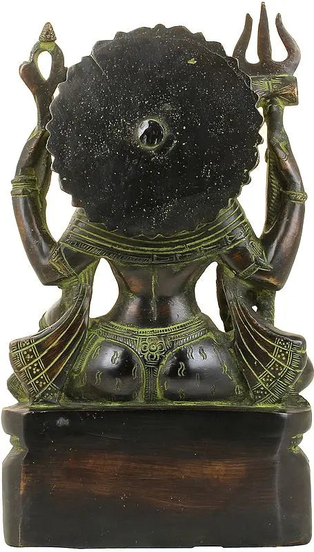 Brassaura™ Brass Shiva Statue | Height 10 Inches & Weight 4 kg