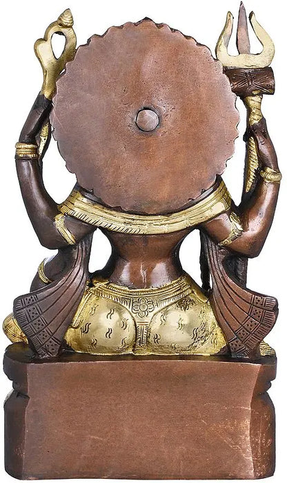 ब्रासौर™ पीतल की शिव प्रतिमा | ऊंचाई 10 इंच और वज़न 4 किलोग्राम