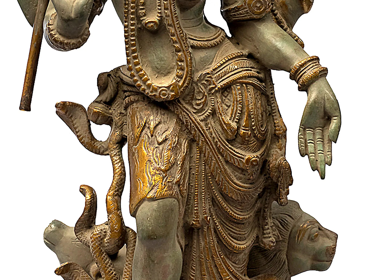 Brassaura® Brass Ardhanarishvara Statue| Height 17.52 Inches & Weight 8.90 kg