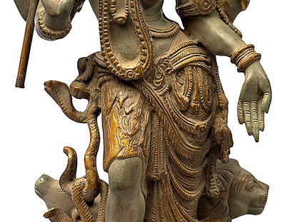 Brassaura® Brass Ardhanarishvara Statue| Height 17.52 Inches & Weight 8.90 kg