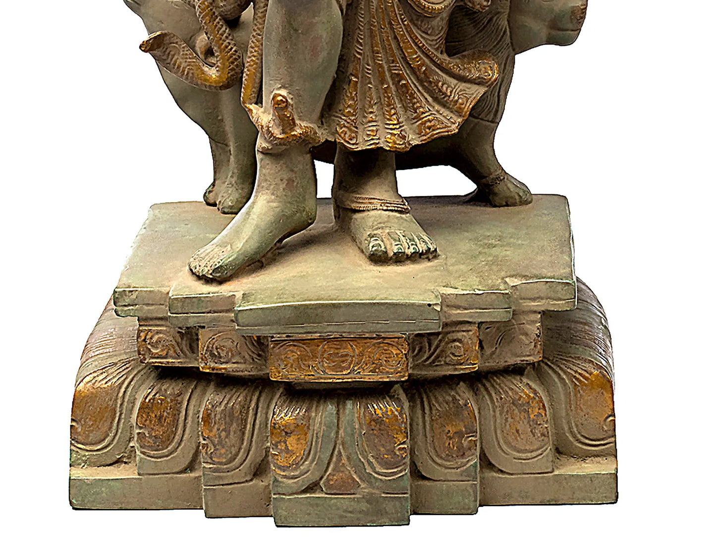 Brassaura® Brass Ardhanarishvara Statue| Height 17.52 Inches & Weight 8.90 kg