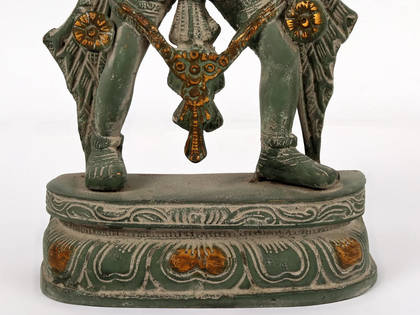 Brassaura® Antique Finish Hanuman Statue | Brass with Patina Work | Height 11 Inches & Weight 3.40 kgs