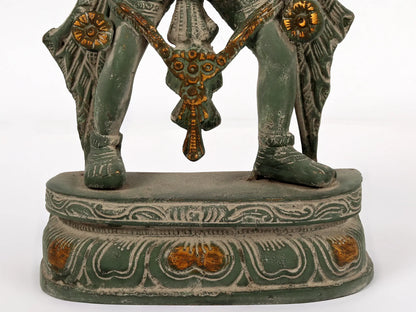 Brassaura® Antique Finish Hanuman Statue | Brass with Patina Work | Height 11 Inches & Weight 3.40 kgs