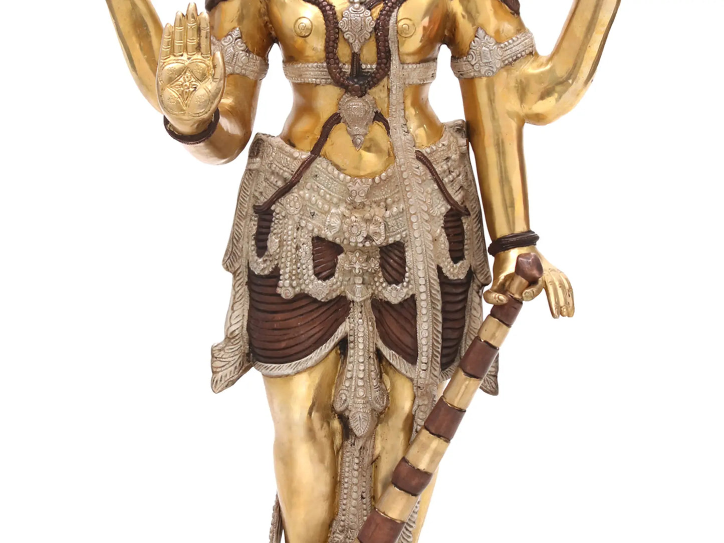 Brassaura® Brass Vishnu Statue | Height 41 Inches & Weight 32.40 kg