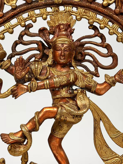 Brassaura™ Brass Nataraj Sculpture | Height 17 Inches & Weight 6.20 kg