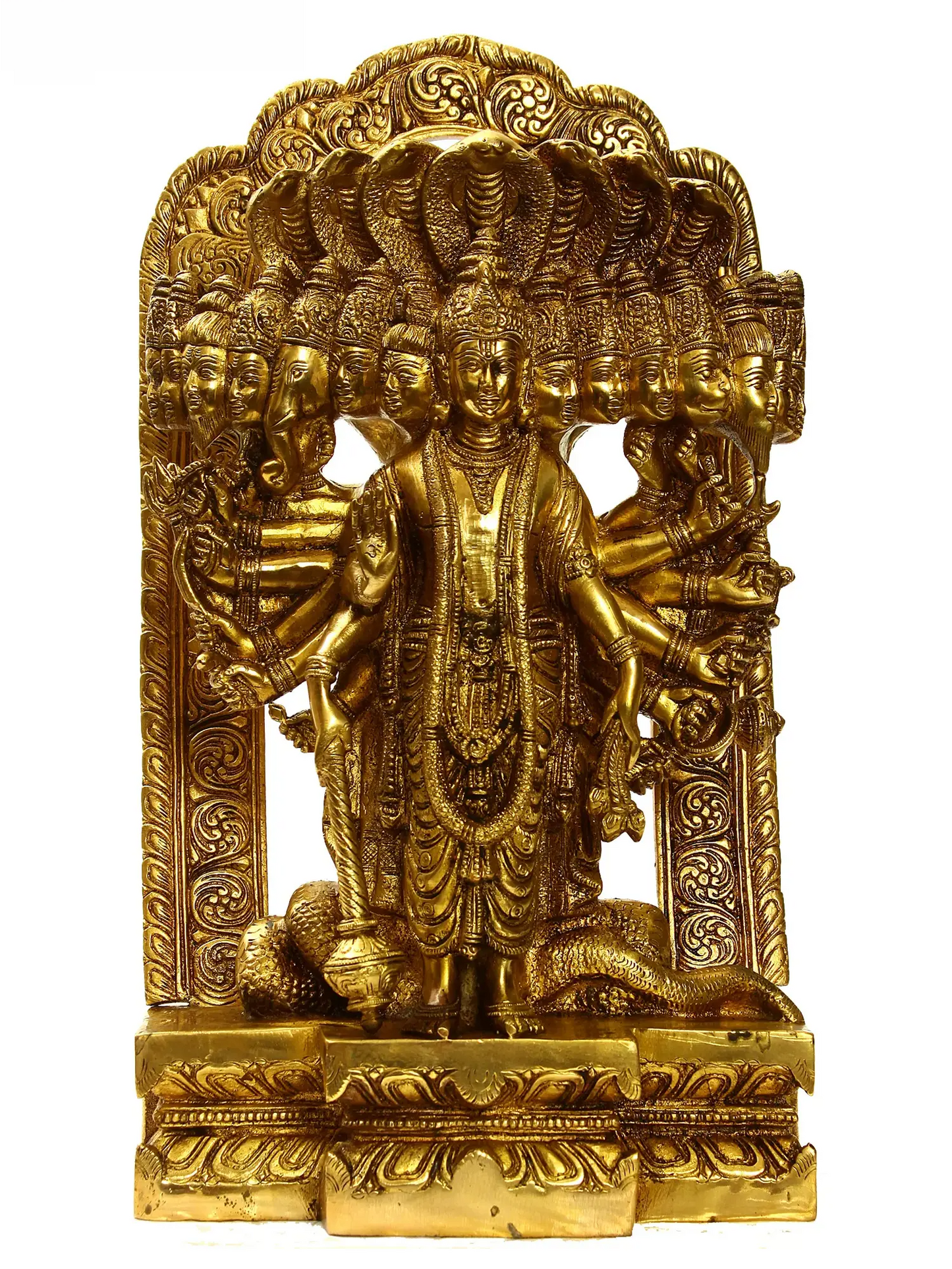 ब्रासौरा® विश्वरूप विष्णु प्रतिमा | शुद्ध पीतल | ऊंचाई 14.5 इंच और वजन 9.60 किलोग्राम (कॉपी)