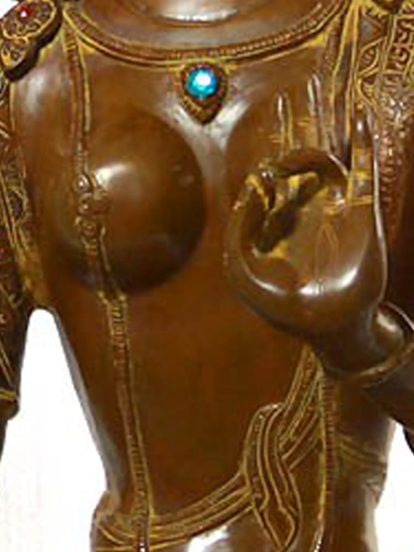 Brassaura®  Tara in Antique Finish | Brass Sculpture | Height 28 Inches & Weight 24.30 kgs