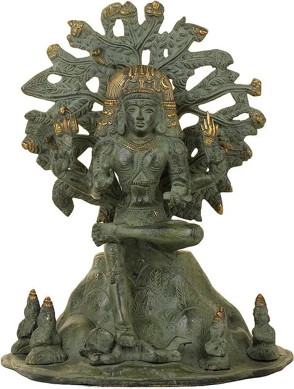 Brassaura® Brass Shiva Statue | Height 12 Inches & Weight 6.20 kg
