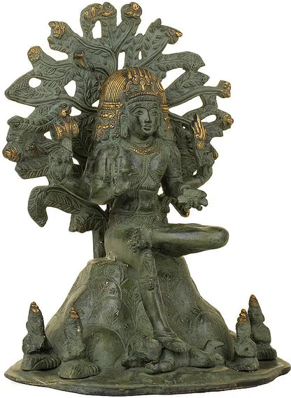 Brassaura® Brass Shiva Statue | Height 12 Inches & Weight 6.20 kg