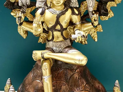 Brassaura® Brass Shiva Statue | Height 12 Inches & Weight 6.20 kg