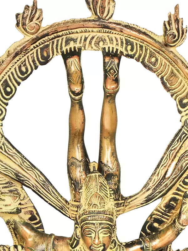 ब्रेसौरा™ पीतल शिव का गंगावतरण (नटराज) मूर्तिकला | ऊँचाई 12 इंच और वज़न 2.70 किग्रा