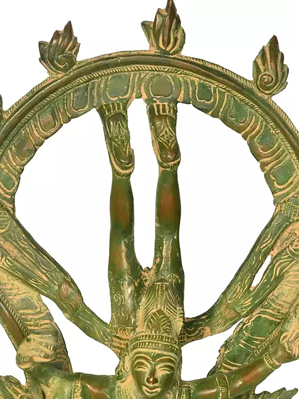 Brassaura™ Brass Shiva’s Gangavatarana (Nataraja) Sculpture | Height 12 Inches & Weight 2.70 kg