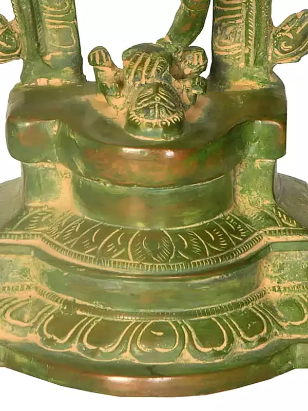 Brassaura™ Brass Shiva’s Gangavatarana (Nataraja) Sculpture | Height 12 Inches & Weight 2.70 kg