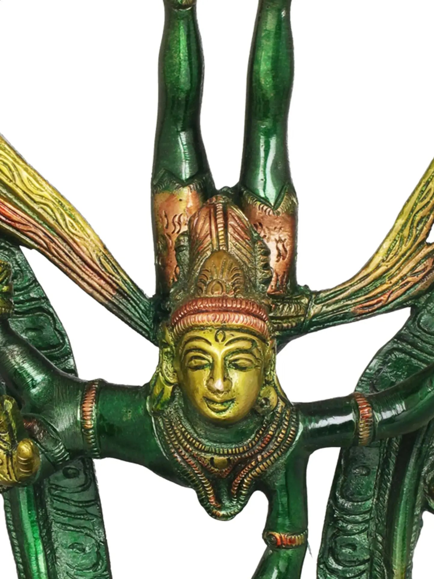Brassaura™ Brass Shiva’s Gangavatarana (Nataraja) Sculpture | Height 12 Inches & Weight 2.70 kg