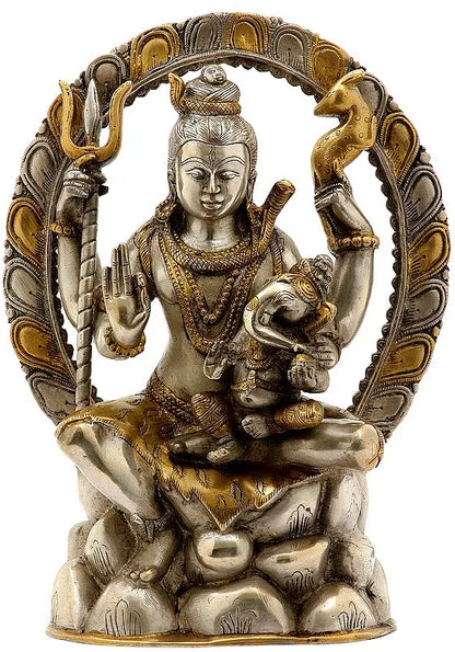 Brassaura® Brass Shiva Sculpture | Height 12 Inches & Weight 6.60 kg