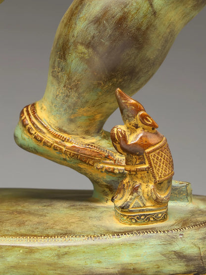 Brassaura™ Brass Ganesha Statue | Height 33 Inches & Weight 42 kgs