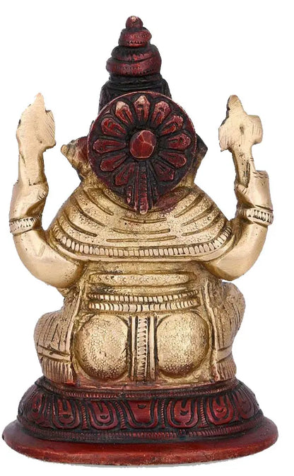 ब्रासौड़ा® पीतल की मूर्ति | शुद्ध पीतल | ऊंचाई 5 इंच और वजन 0.84 किलोग्राम