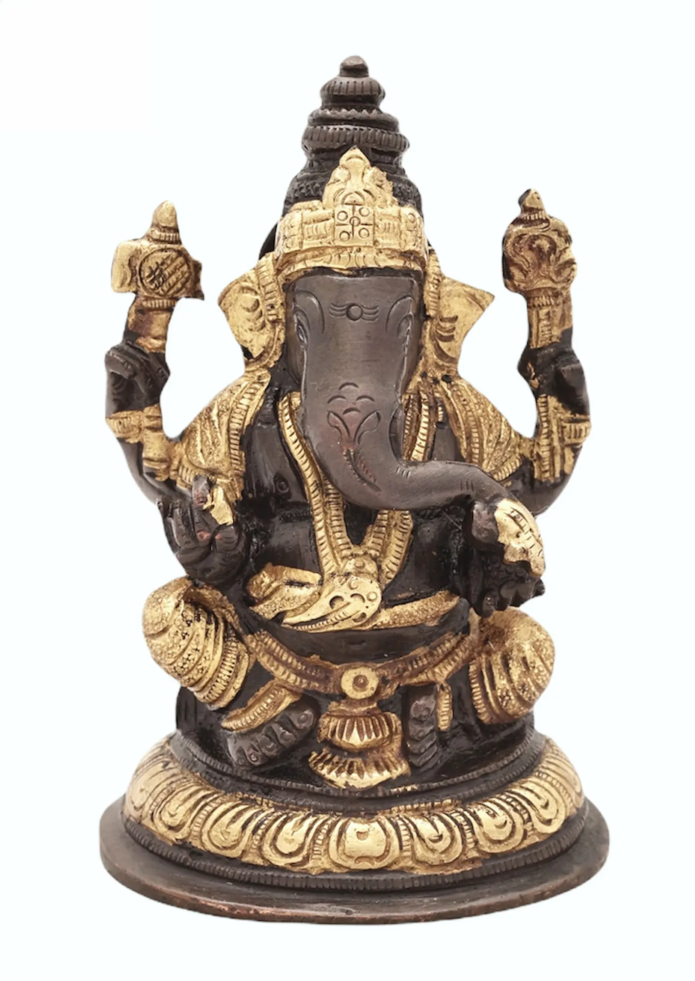 Brassaura® Brass Idol | Pure Brass | Height 5 Inches & Weight 0.84 kgs
