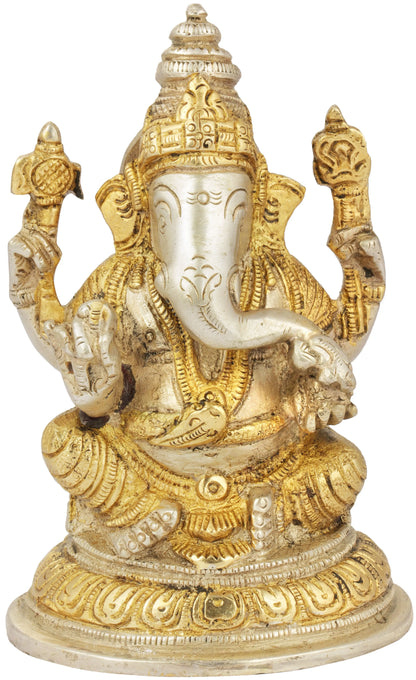 Brassaura® Brass Idol | Pure Brass | Height 5 Inches & Weight 0.84 kgs