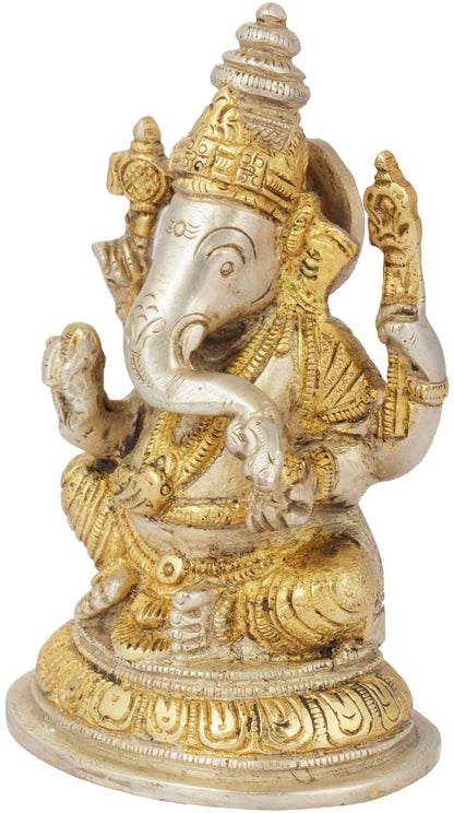 Brassaura® Brass Idol | Pure Brass | Height 5 Inches & Weight 0.84 kgs