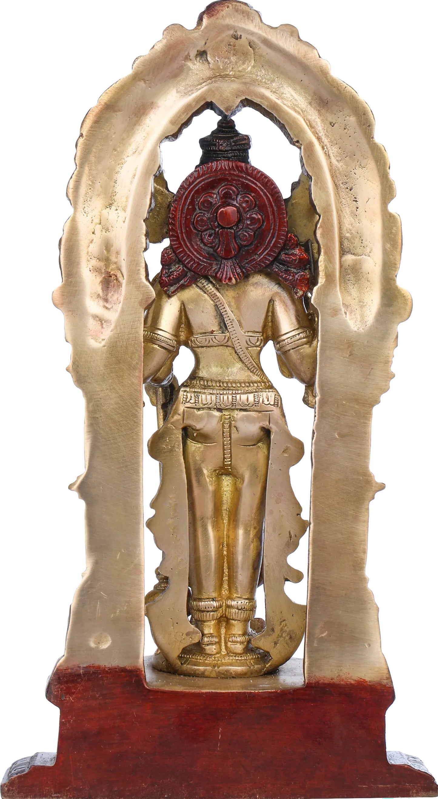 Brassaura® Lord Vishnu Brass Statue | Height 9.4 Inches & Weight 1.90 kgs