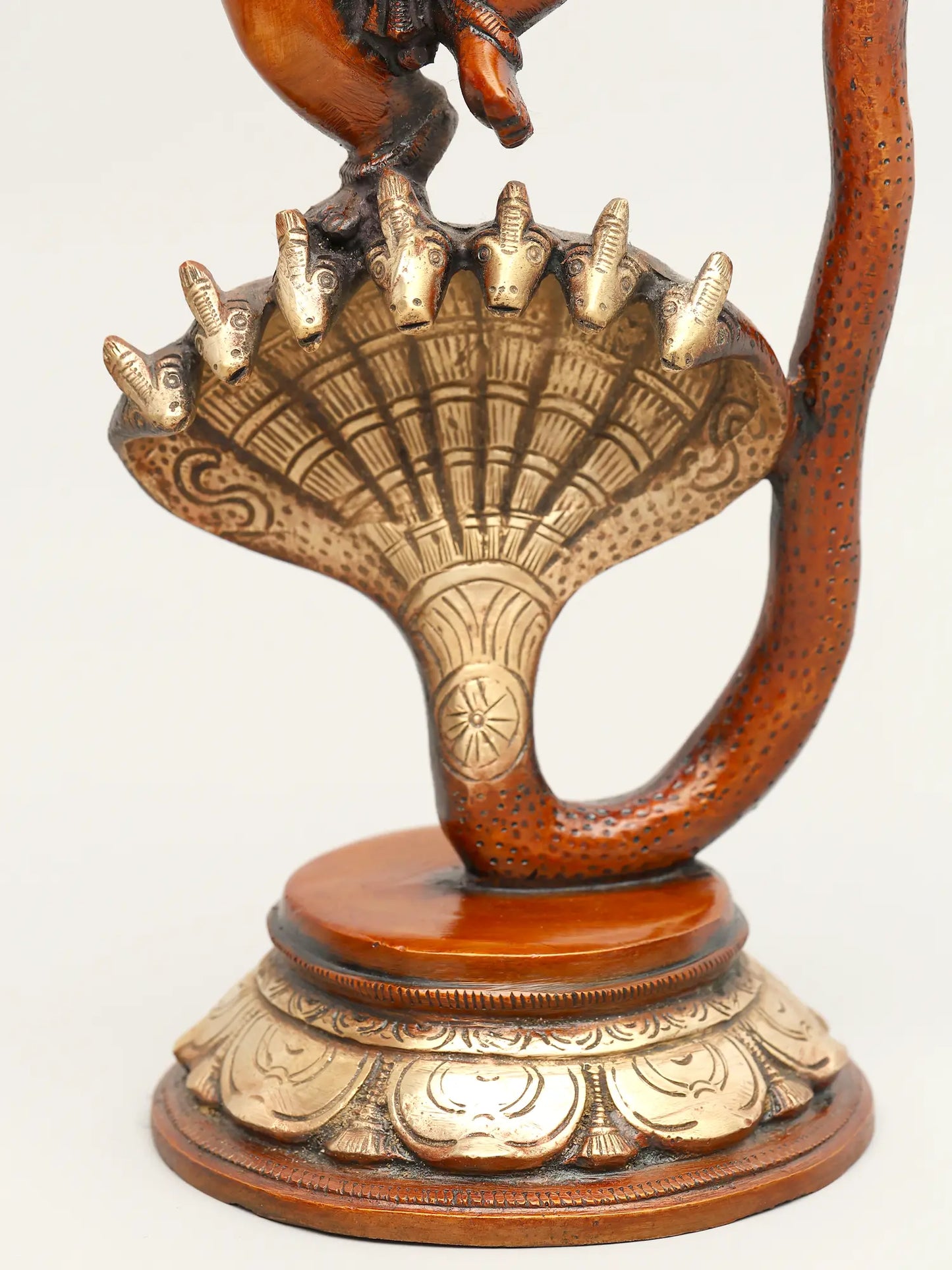 Brassaura™ Brass Ganesha Statue | Height 5 Inches & Weight 2.90 kgs
