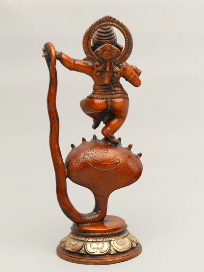 Brassaura™ Brass Ganesha Statue | Height 5 Inches & Weight 2.90 kgs