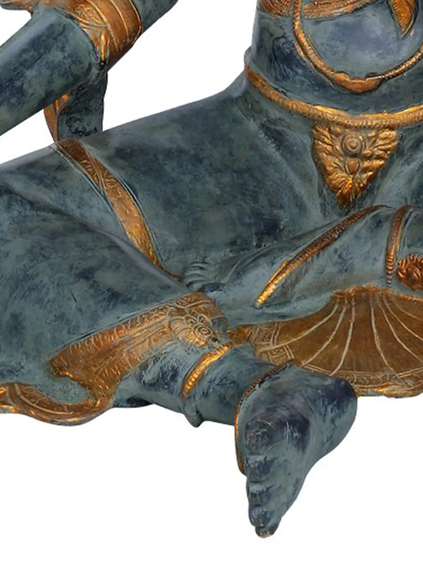 ब्रासोरा® तारा बैठी हुई | पीतल की मूर्ति | ऊंचाई 27.5 इंच और वज़न 24.10 किलोग्राम