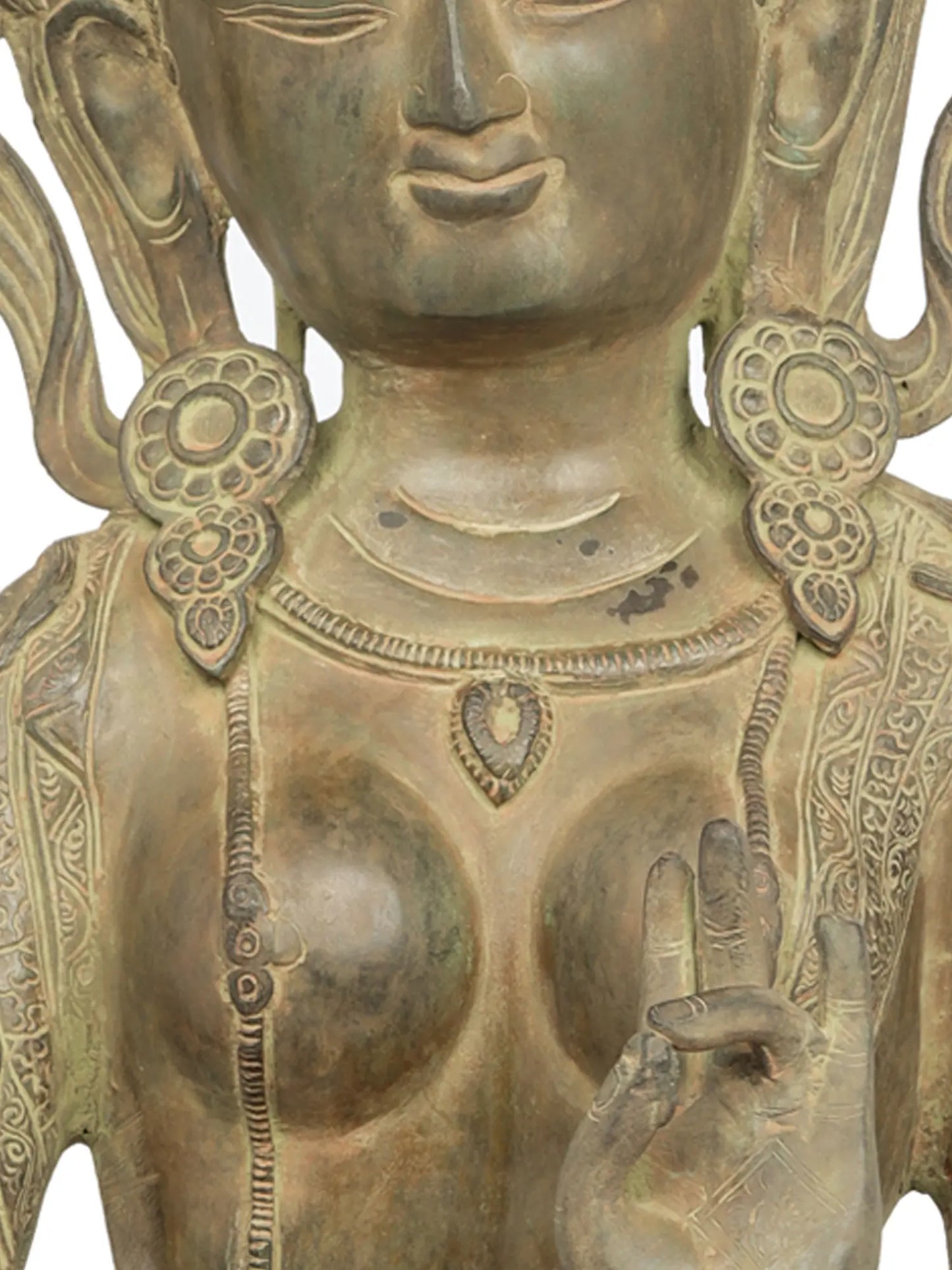 Brassaura® तारा बैठी हुई | पीतल की प्रतिमा | ऊंचाई 27.5 इंच और वज़न 24.10 किलोग्राम