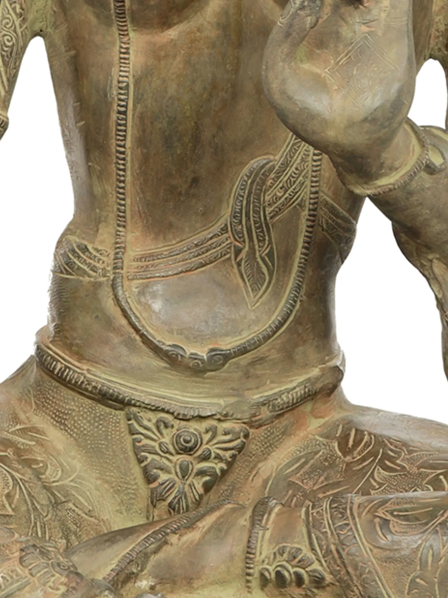 Brassaura® तारा बैठी हुई | पीतल की प्रतिमा | ऊंचाई 27.5 इंच और वज़न 24.10 किलोग्राम