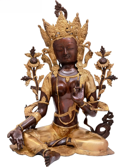 ब्रासोरा® तारा बैठी हुई | पीतल की मूर्ति | ऊंचाई 27.5 इंच और वज़न 24.10 किलोग्राम