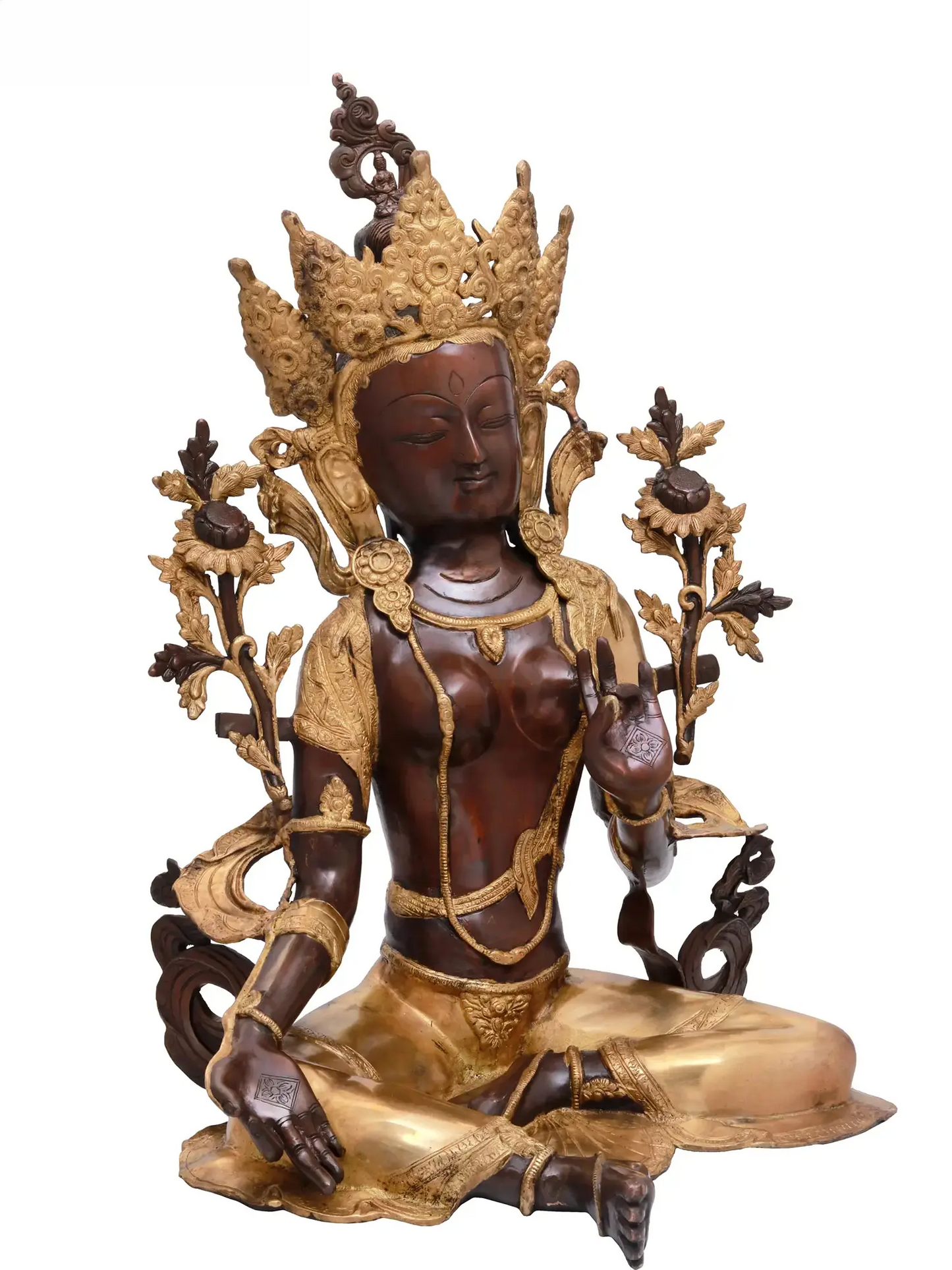 ब्रासोरा® तारा बैठी हुई | पीतल की मूर्ति | ऊंचाई 27.5 इंच और वज़न 24.10 किलोग्राम