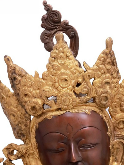 ब्रासोरा® तारा बैठी हुई | पीतल की मूर्ति | ऊंचाई 27.5 इंच और वज़न 24.10 किलोग्राम