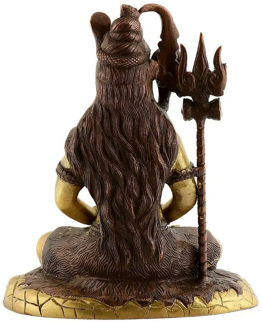 Brassaura® Brass Shiva Statue | Height 10.4 Inches & Weight 3.70 kg