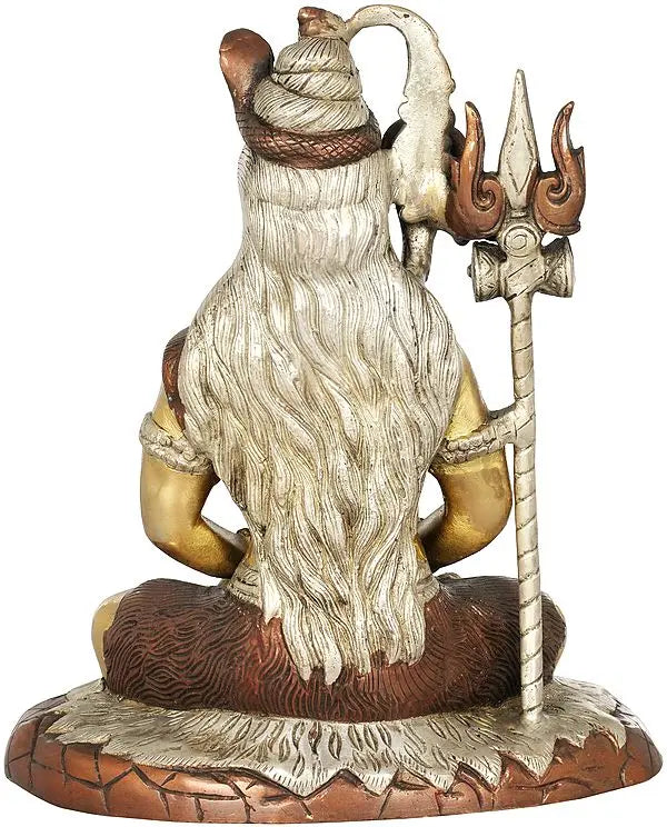 Brassaura® Brass Shiva Statue | Height 10.4 Inches & Weight 3.70 kg
