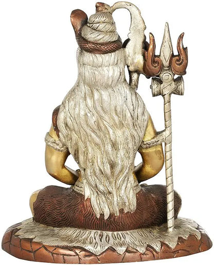Brassaura® Brass Shiva Statue | Height 10.4 Inches & Weight 3.70 kg