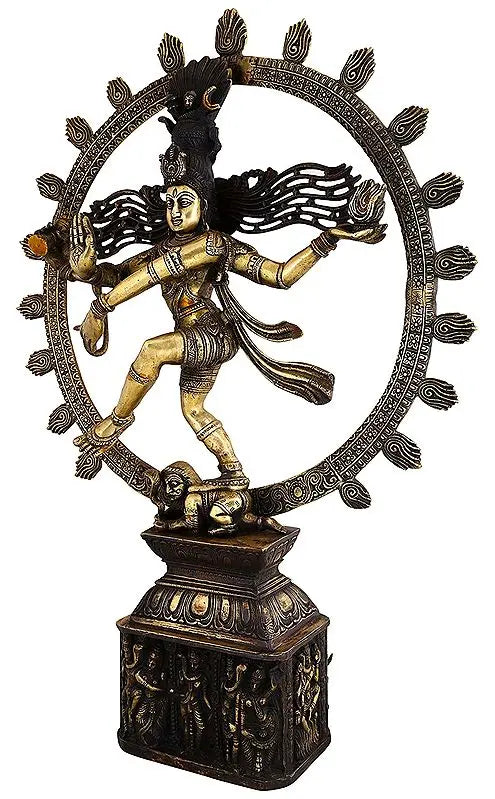 Brassaura® Brass Nataraj Statue | Height 24 Inches & Weight 10.22 kg