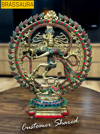 Brassaura® Brass Nataraj Statue | Height 20.1 Inches & Weight 8.80 kg